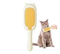 Brosse pour éliminer le sous-poil des chats, accessoire de toilettage avec ramasse-poils, accessoire ergonomique pour le toilettage et le nettoyage des vêtements, idéal pour adultes et familles