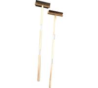 Brosse pour four à pizza Combisteel avec grattoir et manche en bois
