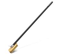 Brosse pour four à pizza - Laiton - Grattoir en acier - 31,1 pouces ou 46,5 pouces