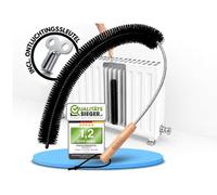 Brosse pour radiateur, 79 cm, longue et flexible, avec des poils doux