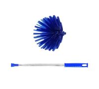 Brosse pour toile d'araignée, poils moyens durs, manche long pour le | Balai à toile d'araignée avec tige d'extension Convient pour la maison, le salon, l'appartement, l'extérieur
