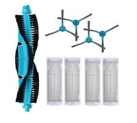 Brosse principale, filtre Hepa, brosses latérales, serpillère/convient pour robot xiaomi STYJ02YM Conga 3490 Viomi V2 PRO V3 SE V-RVCLM (couleur : gris clair)