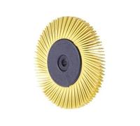 Brosse Radiale Bristle Brush BB-ZB, Ø x Epais. : 150 x 12 mm, Grain 120, Couleur blanc, Nombre de segments : 8