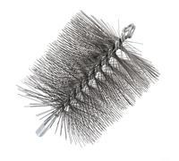 Brosse Ramonage Acier Flexible 50mm pour Conduit pour fumée Poêle à Granulés et pour bois Nettoyage Profond Rayure Kit Entretien(120mm)