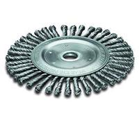 Brosse Ronde ø 200 Mm Avec Brins En Acier Torsadés Très Résistants. Alésage De 20 Mm. Idéale Pour Travail Difficile D'accès, Les