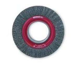 Brosse ronde 300 mm, alésage 100 mm, épaisseur de fil 0,35 mm, fil d'acier sans rondelles d'axe, 2800 tr/min