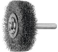 Brosse ronde à tige Lessmann INOX complète 0,20 mm, ⌀ de la brosse x largeur de garniture : 50 x 15 mm