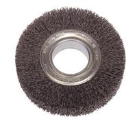 Brosse ronde acier pour touret à meuler GZ40C - 0,2 mm Optimum 3098092