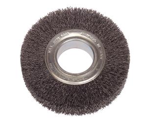 Brosse ronde acier pour touret à meuler GZ40C - 0,2 mm Optimum 3098092