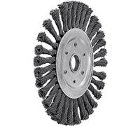 Brosse ronde Lessmann, fil d'acier 0,50 mm, ⌀ de la brosse x ⌀ de l'alésage / filetage : 200 x 22 mm