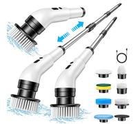 Brosse Rotative Électrique Fil 6 Têtes Nettoyage Brosse Rotative(9011(7-head))