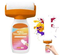 Brosse roulante de réparation murale, 500 g, rouleau de peinture 2 en 1 à séchage rapide, rouleau de pâte de réparation murale blanc pour mur, peinture de plafond, élimine les taches, les rayures