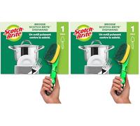 Brosse Scotch-Brite Dishwand très résistante avec réservoir pour Liquide, 1 pièce par Emballage (Lot de 2)