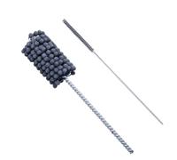 Brosse sphérique en carbure de silicium populaire de 25 mm - Brosse fine à cylindre sphérique flexible - Accessoire de foret CNC - Finition de surface en carbure de silicium - Ébavurage, mélange