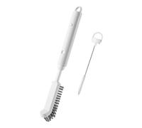 Brosse suceur plat rétractable à long manche, brosse de nettoyage fine multifonction pour cuisine, salle de bain, détails de voiture, pour rails de fenêtre, fentes de porte, aérations de ventilateur