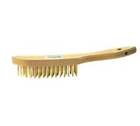 BROSSE TALIAPLAST METALLIQUE A MANCHE 4 RANGS INOX - 361106