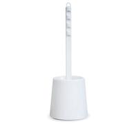 TATAY Brosse Toilettes WC | Matériaux Résistants | Design Moderne | Brosse Fixe et Durable pour Une Bonne Hygiène | Plusieurs Couleurs Disponibles | 12 x 12 x 38 cm - Blanc