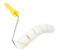 Brosse Tubulaire à Arc 7 Roues pour Peindre Tuyaux et Poteaux | Manche Facile à Saisir, Fibres Polyester Anti-chute, Couverture Régulière des Courbes, Outil Léger pour Projets DIY
