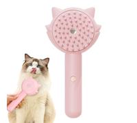 Brosse Vapeur pour Chats - Peigne Anti-Peluche pour Chats et Chiens | Outil de Toilettage Éliminateur de Poils pour Massage et Bain à Domicile