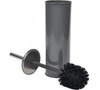 douceur d'intérieur, Brosse WC (Diamètre 9,5 x 37 cm) Metalia Anthracite, Métal Uni