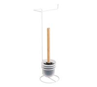 Brosse WC Avec Dérouleur Papier Filano 53cm Blanc