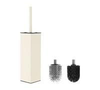 Brosse WC blanche en silicone avec support - Durable