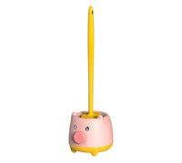 Brosse WC, Brosse Toilette et Supports, Balai WC Ventilée, Séchage Rapide sans Odeur, Balayette WC Montage Mural/au Sol, Salle de Bain et WC