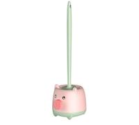 Brosse WC, Brosse Toilette et Supports, Balai WC Ventilée, Séchage Rapide sans Odeur, Balayette WC Montage Mural/au Sol, Salle de Bain et WC