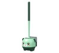 Brosse WC, brosse WC et support - Jolies brosses de toilette avec motif ours et support - Brosse de toilette anti-adhésive - Nettoyeur de cuvette de toilettes - Brosse et support pour la maison -