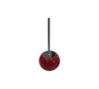 Brosse WC Céramique Ronde 15,8x37cm Framboise