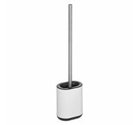 5five - brosse wc métal siliflex blanc