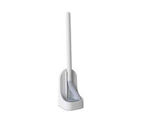 Brosse WC en caoutchouc souple amovible 9 cm | Poignée de 187 g - Base étanche - Nettoyage en profondeur - Atteint les coins durs pour l'hygiène de la salle de bain