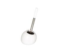 AC-Déco Brosse WC Boule Blanche Céramique 36 cm