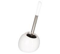 - Brosse WC en Céramique "Sun" 36cm Blanc
