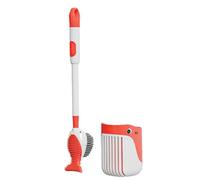 Brosse WC et support 2 en 1 Distributeur de liquide rechargeable Fixation | Whale Distributeur de savon liquide rechargeable, nettoyage en profondeur pour salle de bain, cuvette de toilette