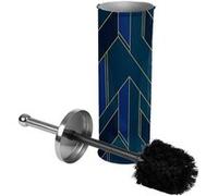 Brosse WC Imprimée "Achille" 37cm Vert & Bleu bleu G
