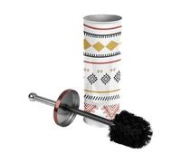 Brosse WC Imprimée "Esteban" 37cm Blanc