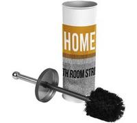 Paris Prix Brosse WC Street imprimée 9,5 x 37 cm Ocre & Gris