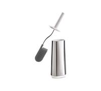 Joseph Joseph – Brosse WC Flex Steel 70517 – Inox, tête flexible, support blanc-acier