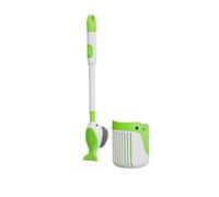 Brosse WC mignonne et support avec fonction d'ajout de liquide, design avec ventouses à fixer au support mural, kit de nettoyage hygiénique pour cuvette de toilette VGy756 (C, taille unique)