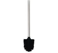 Brosse WC - MSV - de rechange manche inox - brosse noire - Ø 8 cm - H 32 cm