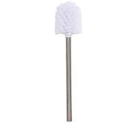 Brosse WC - MSV - Manche inox - Boule blanche