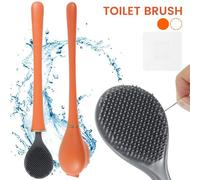 Brosse Wc Murale À Fermeture Automatique Avec Poils Durables Pour Un Nettoyage En Profondeur - Design Compact