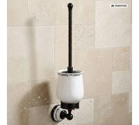 Brosse WC PaulGurkes Noir Rétro Nostalgie avec Bordure