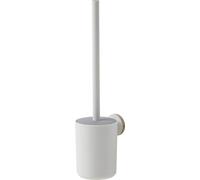 Brosse WC Tiger Urban, couleur blanche, kit de brosse WC à fixer au mur + Porte-rouleau de papier toilette pivotant Tiger Urban, couleur blanche, avec des anneaux décoratifs interchangeables pour une