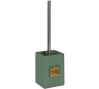 Douceur d'Intérieur Brosse WC Cerawood Vintage 36 cm Kaki Céramique Finition Bambou