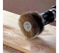 Brosse Wolfcraft - Bois 80 mm Jaune