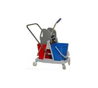 Brosserie Thomas 1318 accessoire pour éponger Seau Bleu, Gris et Rouge