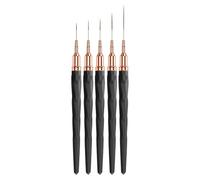 Brosses de la doublure à ongles, pinceau à doublure à ongles Pointe fine 5