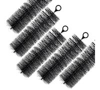 Brosses de protection des feuilles de gouttière pour gouttières standard de 5 pouces, empêchent les obstructions et maintiennent l'eau qui coule, 5 pièces 40 cm, 200 cm au Total